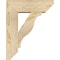 Ekena Millwork Funston Slat Rough Sawn Bracket w/ Offset Brace, Douglas Fir, 6"W x 16"D x 20"H BKT0604X16X20FST06RDF - alternate 3